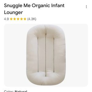 SnuggleMe Organic Baby lounger